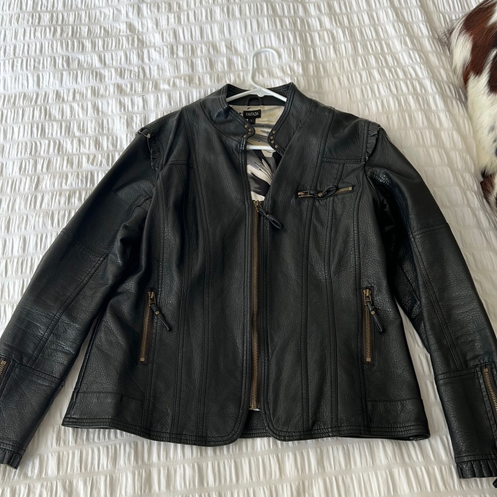Large Leather Jacket - image 1